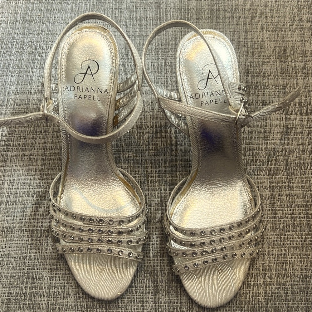 Silver sandals